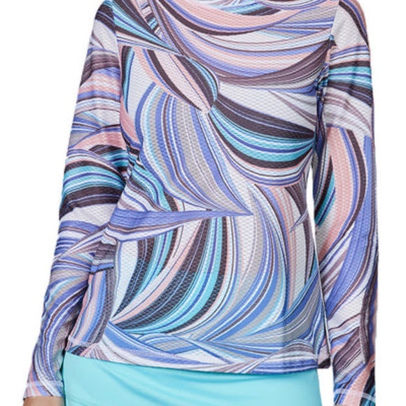 Sofibella Airflow Long Natura Sleeve Tennis Top - Size Medium - New with… - Picture 4 of 5